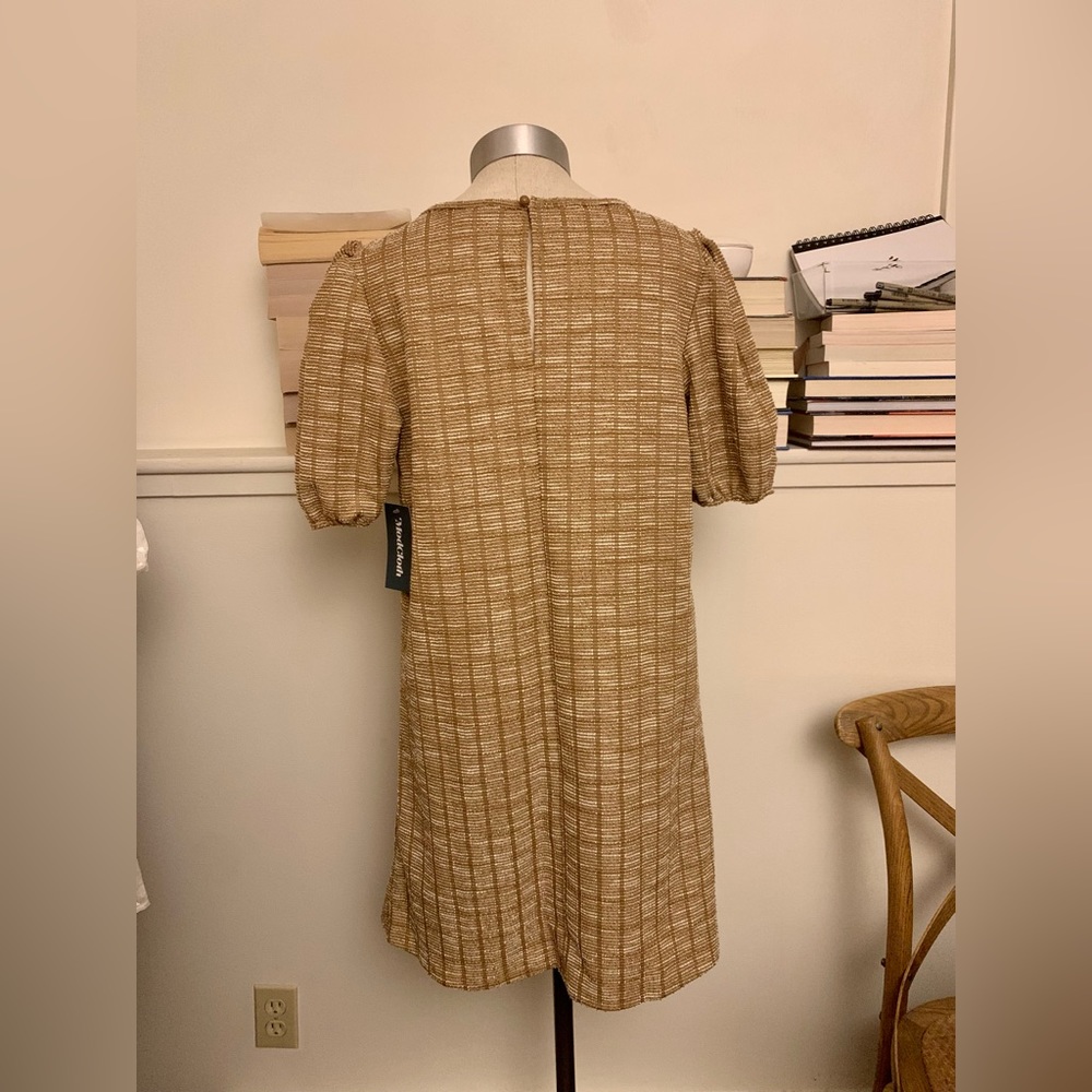 ModCloth NWT Gold Dress Women’s Size Medium - Picture 6 of 11